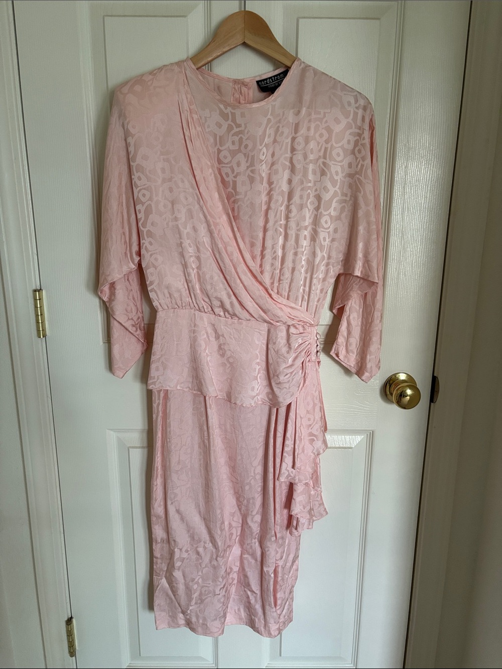 Nordstrom Vintage Silk Wrap Midi Dress